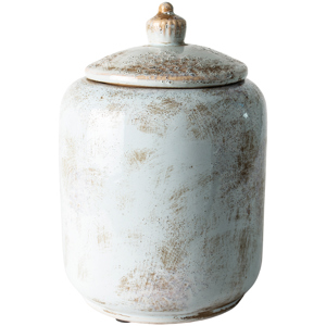 Grand Illusions Rustic Jar with Lid